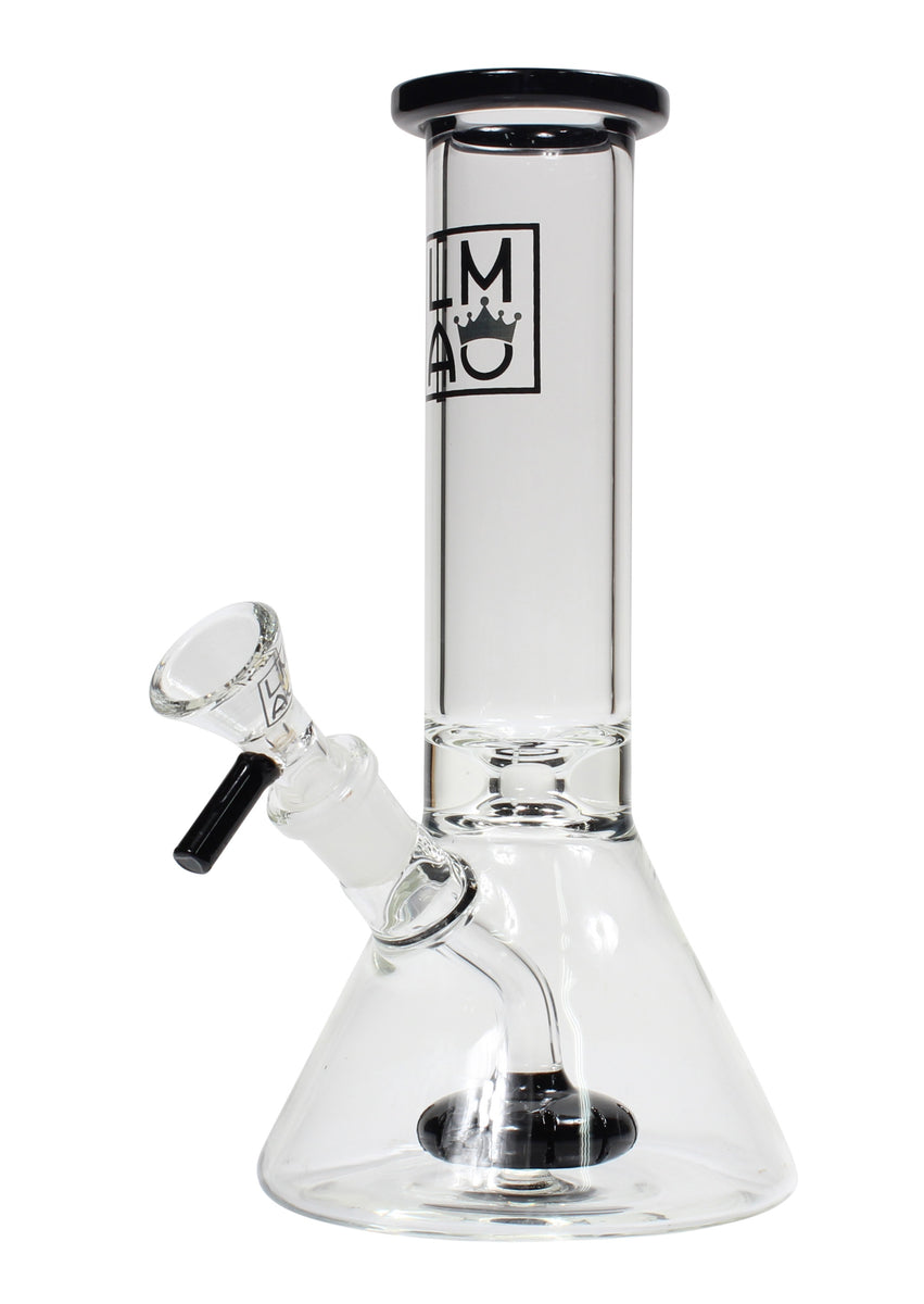 LMAO SBoss Beaker Bong w/ Perc Black Bongs Canada