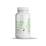 CBD2Heal Pure CBD Gel Capsules 500mg (30 caps)