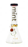 Mint Godify  Beaker Bong 7mm Amber