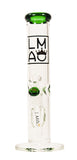 LMAO Oh My Tube Straight Bong 5mm Green