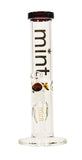 Mint I7 Straight Bong 5mm Amber