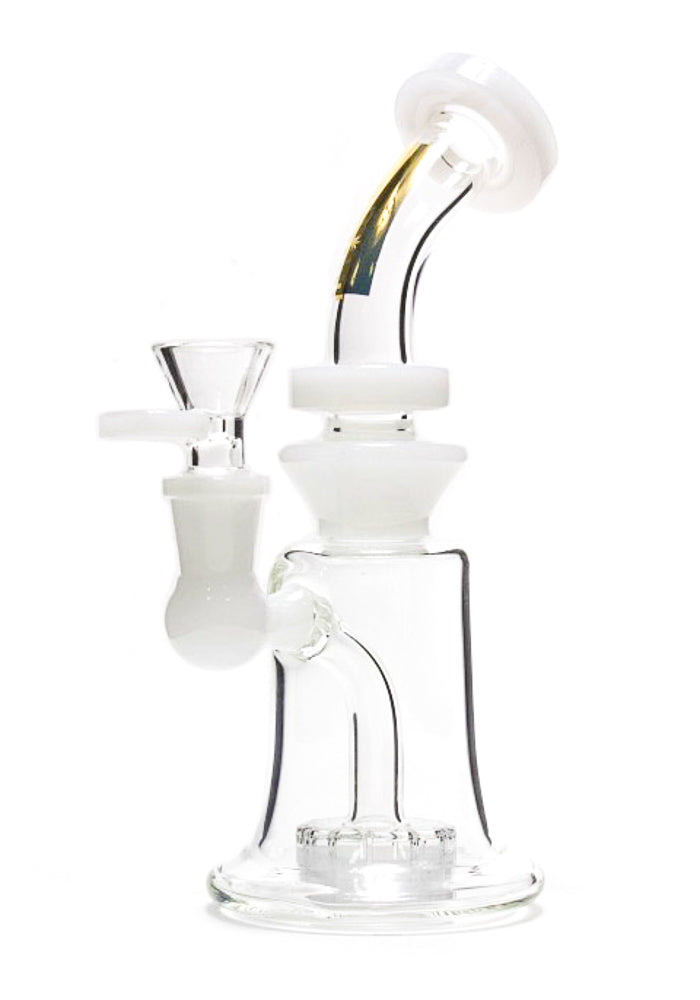 Mint MT Tire Perc Bubbler White Bongs Canada