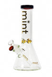 Mint Godify  Beaker Bong 7mm Amber