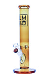 LMAO Azure Straight Bong Golden