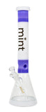 Mint DC Beaker Bong Purple & White