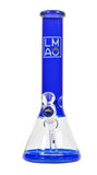 LMAO Hidden Dragon Beaker Bong Blue