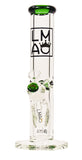 LMAO Oh My Tube Straight Bong 9mm Green