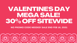 Valentine's Day Mega Bongs and Accessories Sale 30% OFF!!!