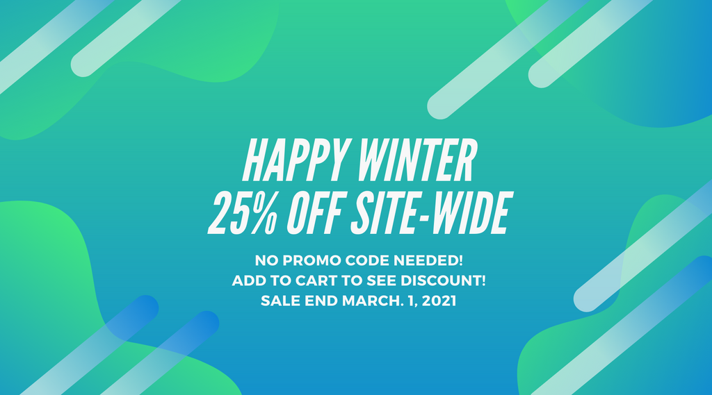 25% Winter Sale!