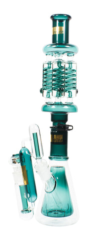 Mint X5X Custom Crafted Bong Teal