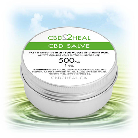 CBD2HEAL CBD Healing Salve Cream 500mg