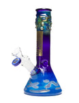 Mint The Abyss Colour Changing Beaker Bong Blue