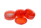 Acrylic Grinder 4pc Red